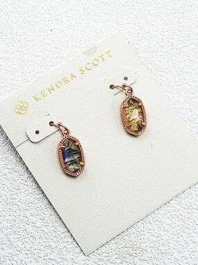 Kendra Scott Light Abalone Earrings
